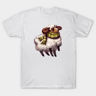 Cute Sheep Drawing T-Shirt